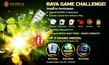 ความท้าทายเกม Raya! - Vegas9club