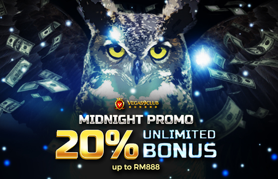 Midnight Promo 20% Unlimited Bonus