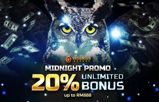 Midnight Promo 20% Bonus terbatas