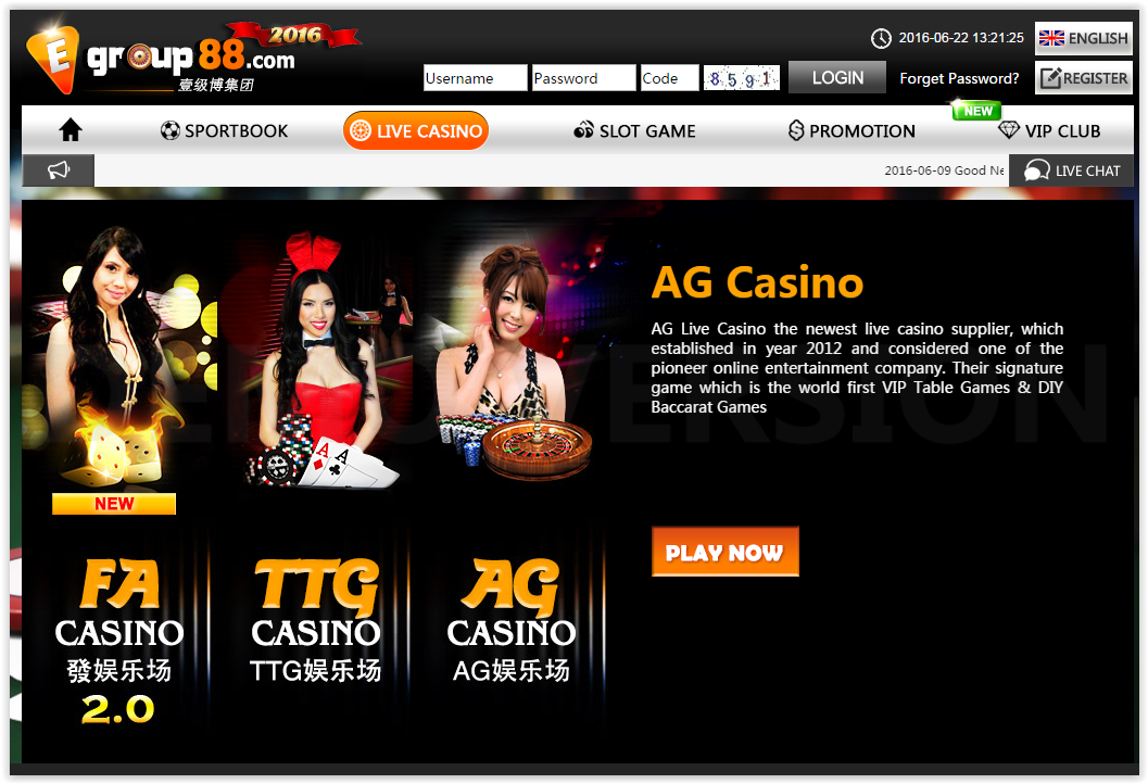 ag casino регистрация